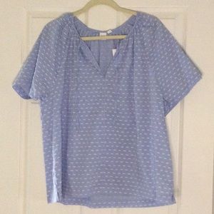 NWT Short Sleeve Peasant Top